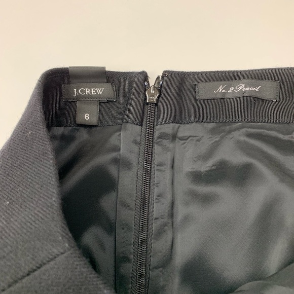 J. Crew Black Pencil ✏️ Skirt - Picture 2 of 6